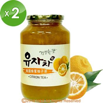 《 柚和美》韓國蜂蜜生柚子茶（1kg）2入組【金石堂、博客來熱銷】