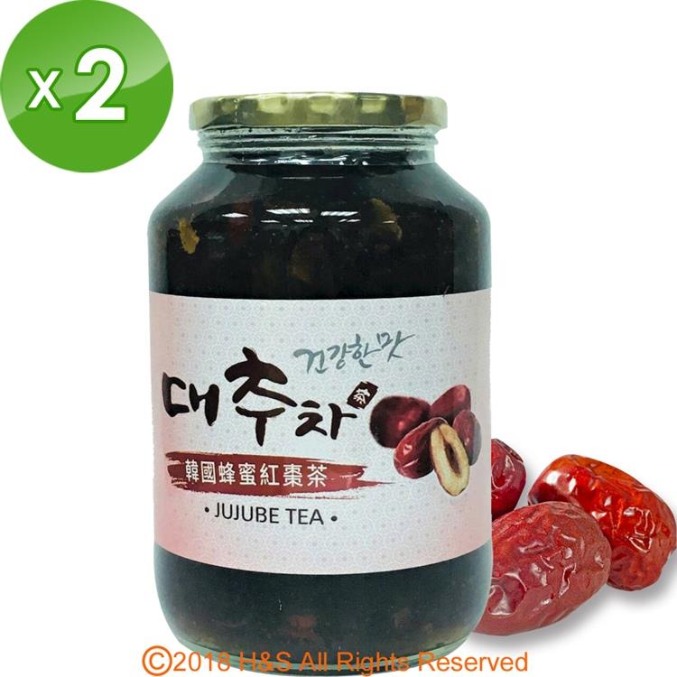 《韓廣》韓國蜂蜜紅棗茶（1kg）2入組