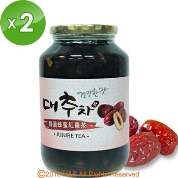 《柚和美》韓國蜂蜜紅棗茶（1kg）2入組【金石堂、博客來熱銷】