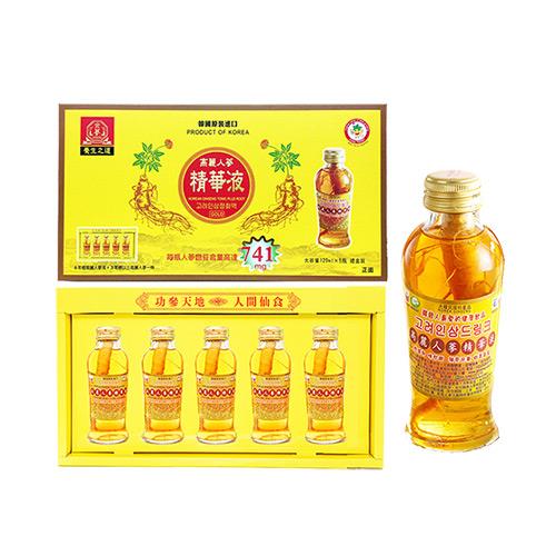 金蔘－韓國高麗人蔘精華液禮盒（120ml*5瓶）共1盒