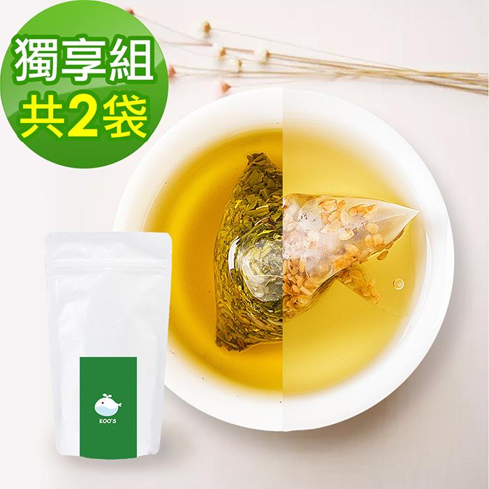 KOOS－韃靼黃金蕎麥茶+香韻桂花烏龍茶－獨享組各1袋（10包入）