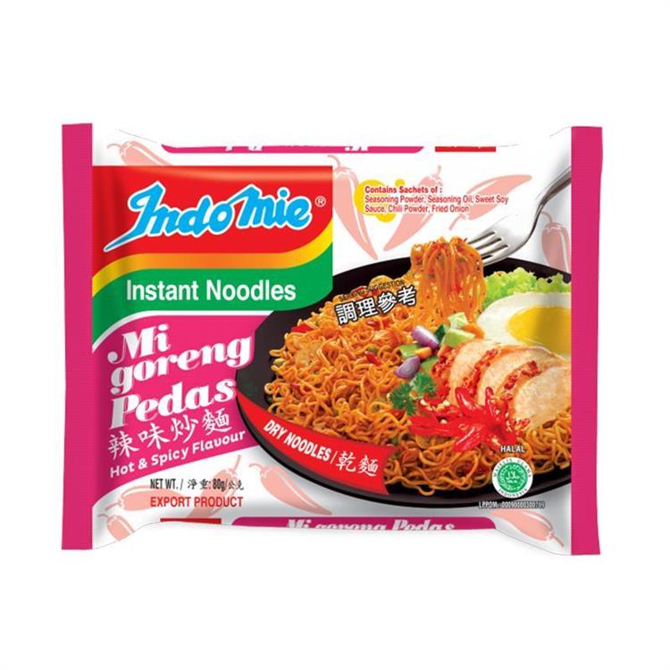 【印尼】Indomie營多泡麵－辣味（40包入/箱）