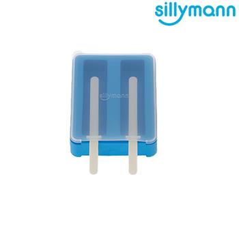 【韓國sillymann】 100%鉑金矽膠冰棒分裝盒（藍）【金石堂、博客來熱銷】