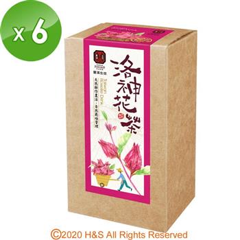 【豐滿生技】洛神花茶(三角立體茶包)6盒(3公克X10包/盒)【金石堂、博客來熱銷】