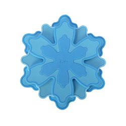 Kalo 卡樂創意 夏日絢爛花朵杯墊（藍色）