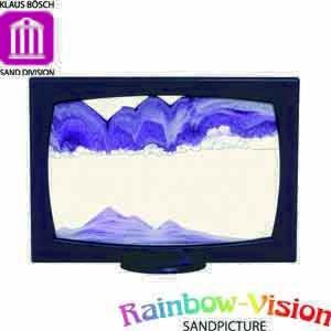 【Rainbow－Vision】水砂畫~彩虹之幕~（黑色）【金石堂、博客來熱銷】