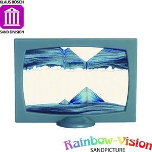 【Rainbow－Vision】水砂畫~彩虹之幕~（灰色）【金石堂、博客來熱銷】