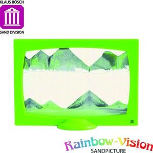 【Rainbow－Vision】水砂畫~彩虹之幕~（綠色）【金石堂、博客來熱銷】