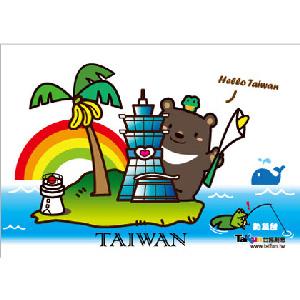 《TaiFun台瘋創意》明信片－Hello Taiwan【金石堂、博客來熱銷】