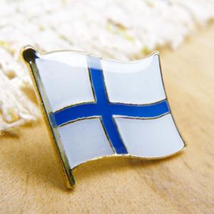 【國旗商品創意館】芬蘭Finland徽章4入組/胸章/別針