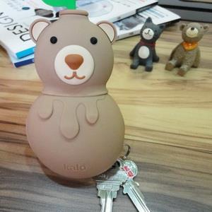 Kalo 卡樂創意 巧克力熊造型矽膠鑰匙包 （牛奶巧克力熊）