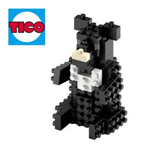【TICO微型積木】台灣好遊趣－台灣黑熊（T－7008）【金石堂、博客來熱銷】
