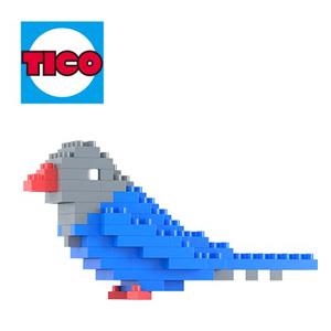 【TICO微型積木】台灣好遊趣－台灣藍鵲（T－7009）【金石堂、博客來熱銷】