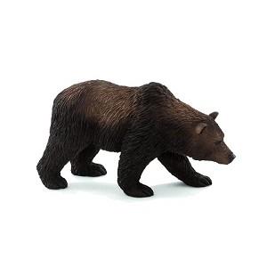 《MOJO FUN動物模型》動物星球頻道獨家授權－灰棕熊【金石堂、博客來熱銷】