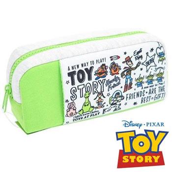 玩具總動員 厚棉 大筆袋 鉛筆盒 化妝包 收納包 TOY STORY 迪士尼 Disney【金石堂、博客來熱銷】