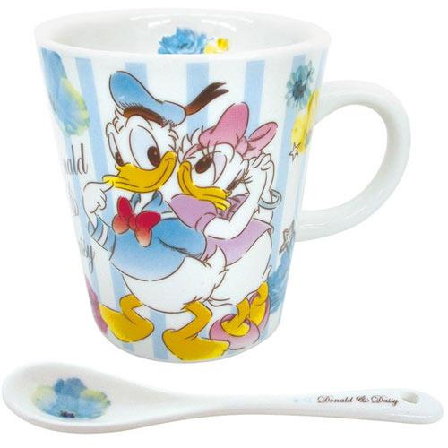 迪士尼 人物系列 陶瓷 杯匙組 馬克杯 300ml Disney