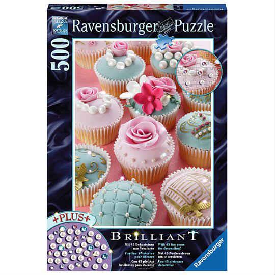 【德國Ravensburger拼圖】珍珠杯子蛋糕－500片 Cupcakes with Beads