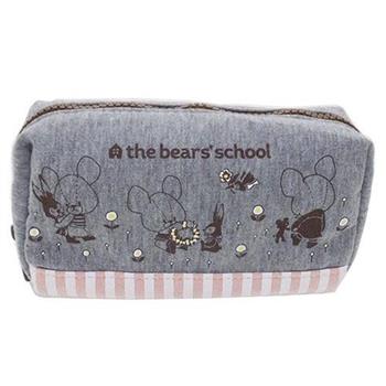 小熊學校 棉質大筆袋 鉛筆盒 筆袋 化妝包 the bear's school【金石堂、博客來熱銷】