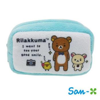 San－X 拉拉熊 棉質 長型 收納包 零錢包 懶懶熊 Rilakkuma【金石堂、博客來熱銷】