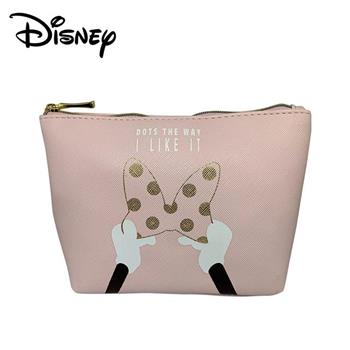 米妮 皮革 化妝包 收納包 小物收納 Minnie 迪士尼 Disney【金石堂、博客來熱銷】