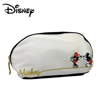 迪士尼 半月型 化妝包 收納包 鉛筆盒 筆袋 米奇 米妮 唐老鴨 黛西 Disney【金石堂、博客來熱銷】