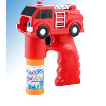 【17mall】兒童玩具電動聲光音樂消防車泡泡槍附贈泡泡水【金石堂、博客來熱銷】