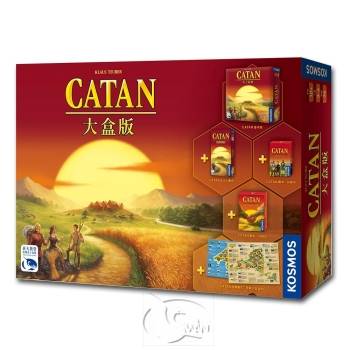 【新天鵝堡桌遊】卡坦島大盒版 Catan： Big Box/桌上遊戲【金石堂、博客來熱銷】