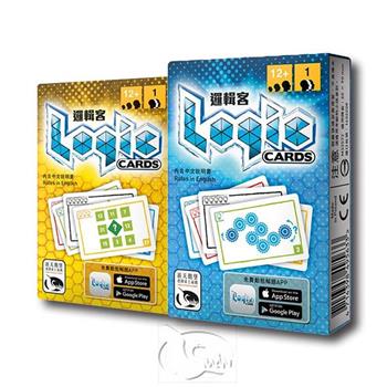 【新天鵝堡桌遊】邏輯客黃藍組合包 Logic Cards Set/桌上遊戲【金石堂、博客來熱銷】