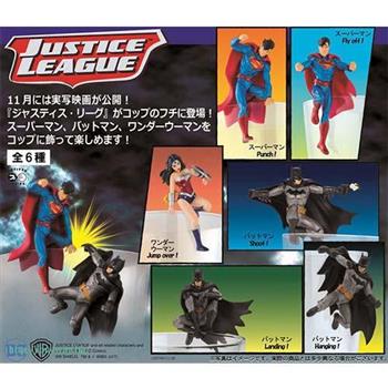 整盒8入 正義聯盟 杯緣子 盒玩 擺飾 杯緣裝飾 PUTITTO 神力女超人 超人 蝙蝠俠【金石堂、博客來熱銷】