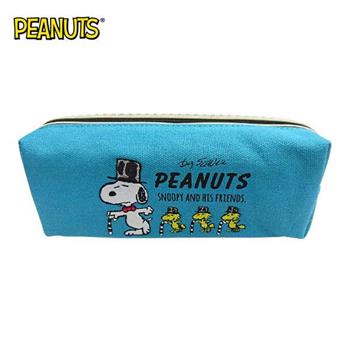史努比 帆布 雙層筆袋 鉛筆盒 筆袋 Snoopy PEANUTS【金石堂、博客來熱銷】