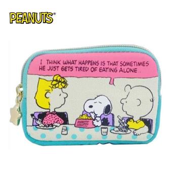 史努比 帆布 零錢包 卡片包 Snoopy PEANUTS【金石堂、博客來熱銷】