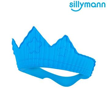 【韓國sillymann】 100%鉑金矽膠皇冠幼兒洗髮帽（藍色）【金石堂、博客來熱銷】