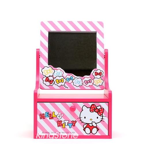 SANRIO【夢想雲Hello Kitty】化妝鏡飾品收納櫃