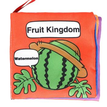 Fruit Kingdom~寶寶認知學習英文布書【金石堂、博客來熱銷】
