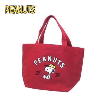 史努比 棉質 手提袋 便當袋 Snoopy PEANUTS【金石堂、博客來熱銷】