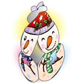 可愛聖誕吊飾－小雪人【金石堂、博客來熱銷】