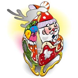 可愛聖誕吊飾－小雪橇【金石堂、博客來熱銷】