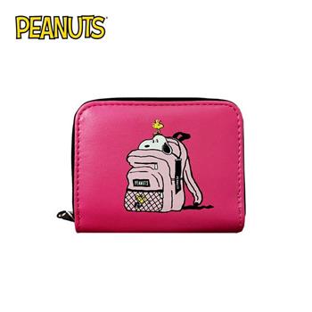 史努比 皮質 零錢包 卡片包 Snoopy PEANUTS【金石堂、博客來熱銷】