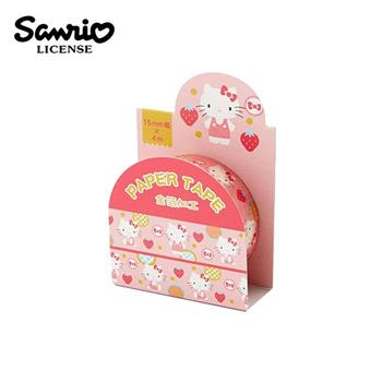 凱蒂貓 燙金 紙膠帶 15mm寬 日本製 手帳貼 Hello Kitty 三麗鷗 Sanrio【金石堂、博客來熱銷】