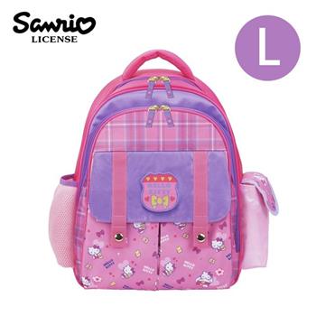 凱蒂貓 兒童背包 L號 後背包 背包 書包 Hello Kitty 三麗鷗 Sanrio【金石堂、博客來熱銷】