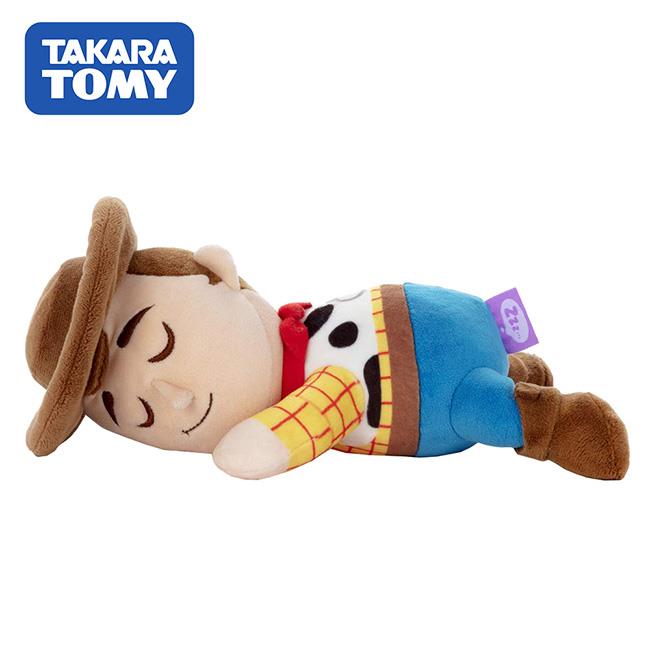 胡迪 睡覺好朋友 絨毛玩偶 娃娃 玩具總動員 迪士尼 皮克斯 TAKARA TOMY