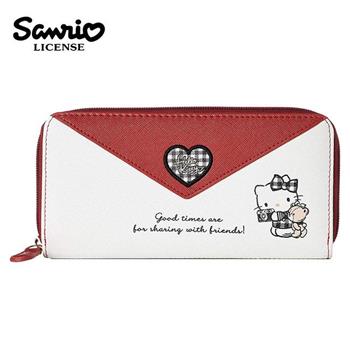 凱蒂貓 信封造型 長夾 皮夾 錢包 Hello Kitty 三麗鷗 Sanrio【金石堂、博客來熱銷】