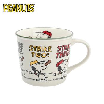 史努比 寬口馬克杯 275ml 日本製 寬口杯 咖啡杯 大西賢製販 Snoopy PEANUT【金石堂、博客來熱銷】
