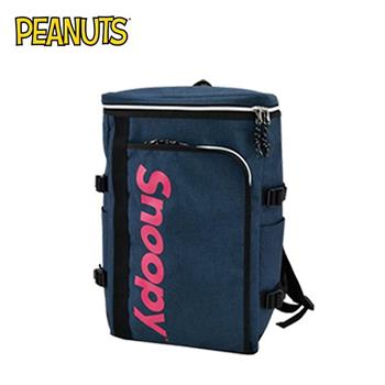 史努比 箱型後背包 上蓋後背包 後背包 書包 背包 Snoopy PEANUTS【金石堂、博客來熱銷】