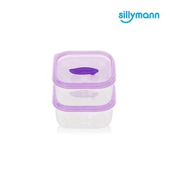 【韓國sillymann】 100%鉑金矽膠副食品保鮮盒紫色（120ml）【金石堂、博客來熱銷】