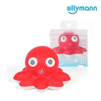 【韓國sillymann】 100%鉑金矽膠洗澡玩具－1入（小章魚）【金石堂、博客來熱銷】