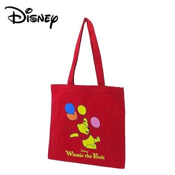 小熊維尼 帆布 肩背提袋 肩背包 手提袋 托特包 維尼 Winnie 迪士尼 Disney【金石堂、博客來熱銷】