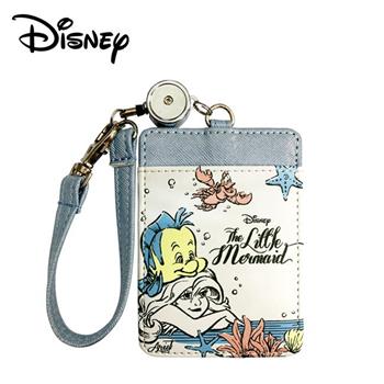 小美人魚 皮質 彈力 票卡夾 票夾 證件套 悠遊卡夾 艾莉兒 Ariel 迪士尼 Disney【金石堂、博客來熱銷】