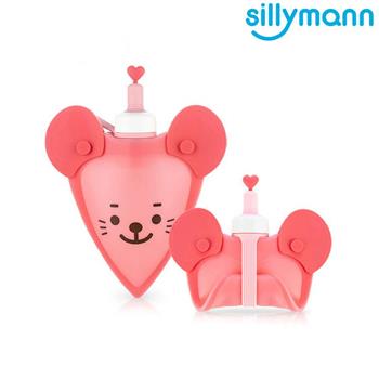 【韓國sillymann】 100%鉑金矽膠老鼠水袋（粉）－250ml【金石堂、博客來熱銷】
