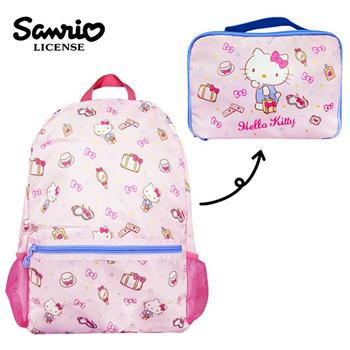 凱蒂貓 摺疊 後背包 背包 輕便後背包 Hello Kitty 三麗鷗 Sanrio【金石堂、博客來熱銷】